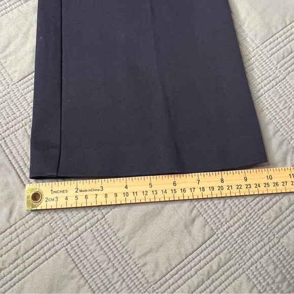 Boden Womens Size 4 Petites Navy Blue Wide Leg Culotte Pants Cropped Career - Picture 10 of 14